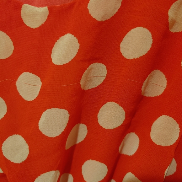 Red/Cream F21 Polka Dot Dress (S) - Picture 4 of 5